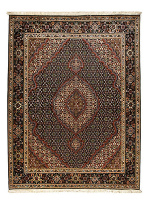 Tapis persan - Tabriz - Royal - 202 x 150 cm - bleu foncé
