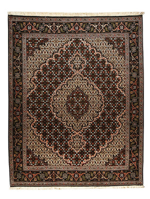 Tapis persan - Tabriz - Royal - 200 x 151 cm - marron foncé