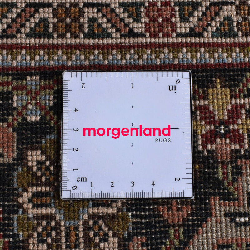 Tapis persan - Tabriz - Royal - 200 x 151 cm - marron foncé