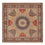 Tapis persan - Tabriz - Royal carré - 253 x 251 cm - beige foncé