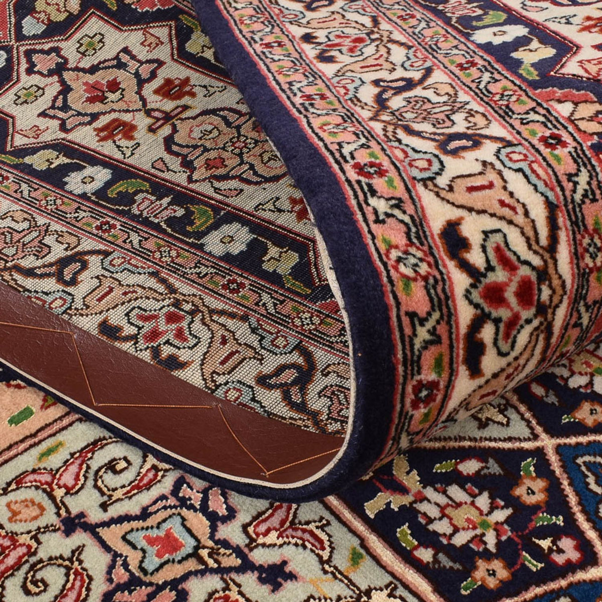 Tapis persan - Tabriz - Royal carré  - 253 x 251 cm - beige foncé