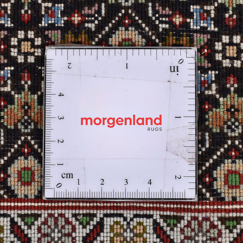 Tapis de couloir Tapis persan - Tabriz - Royal - 390 x 82 cm - beige foncé