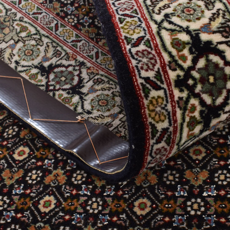 Tapis de couloir Tapis persan - Tabriz - Royal - 393 x 82 cm - beige foncé