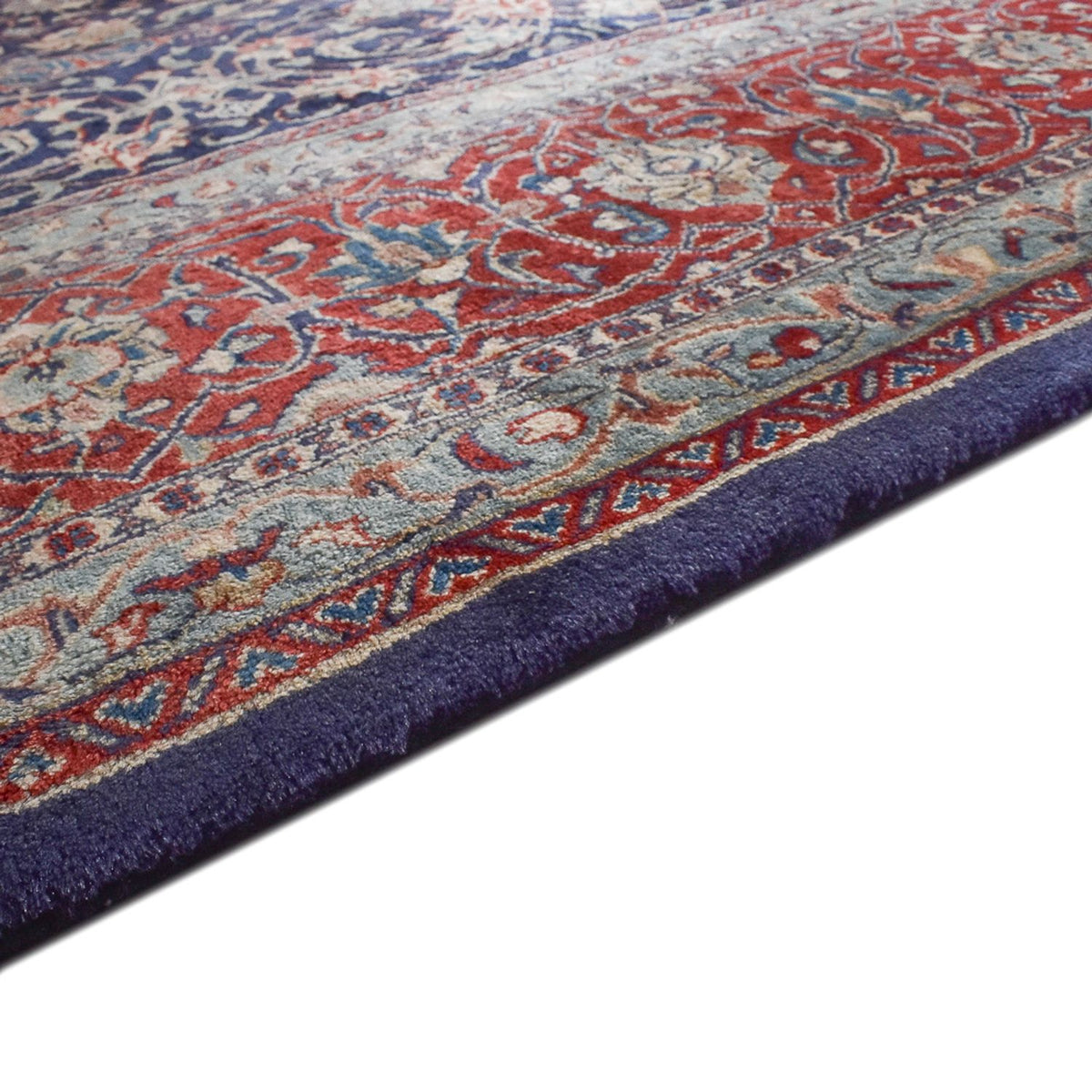 Tapis persan - Classique - 414 x 302 cm - bleu foncé