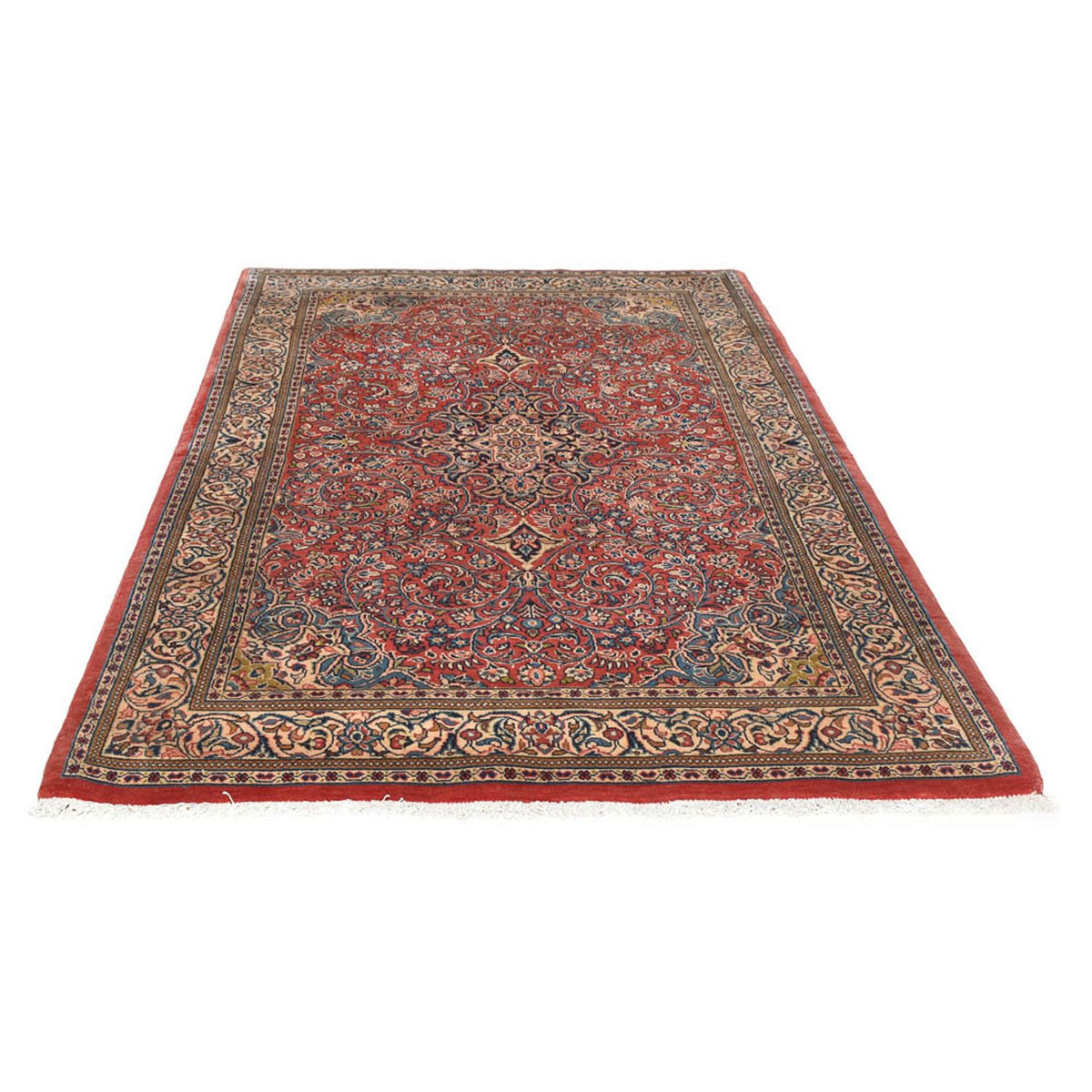 Tapis persan - Classique - 212 x 127 cm - rouge
