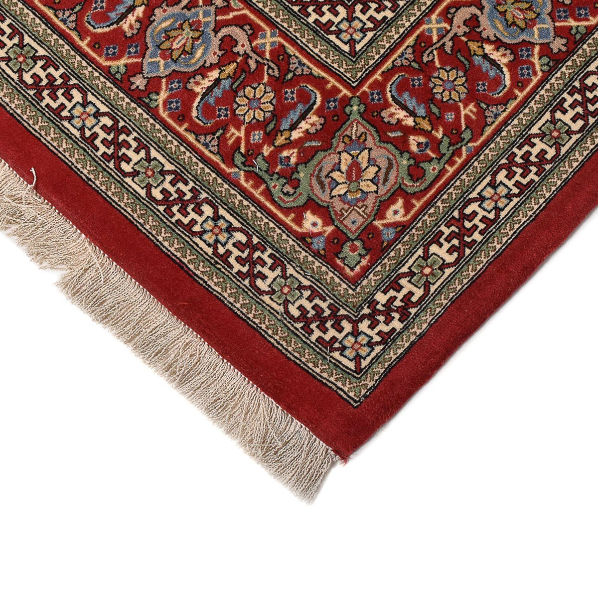 Tapis persan - Ghom - Royal - 204 x 132 cm - rouge
