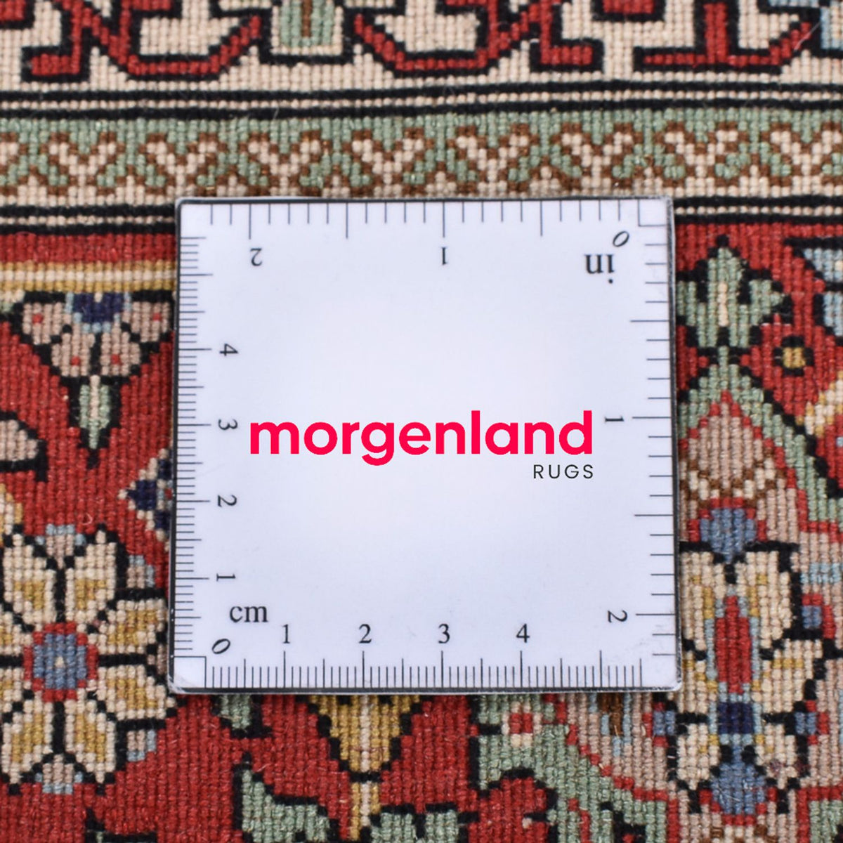 Tapis persan - Ghom - Royal - 204 x 132 cm - rouge