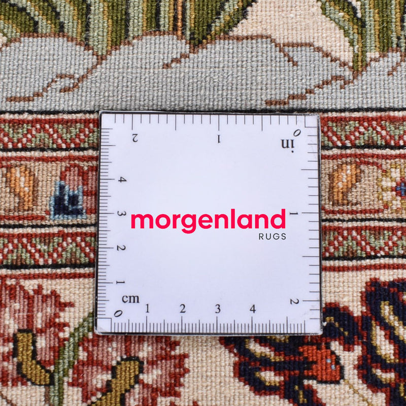 Tapis persan - Ghom - Royal - 202 x 136 cm - beige clair