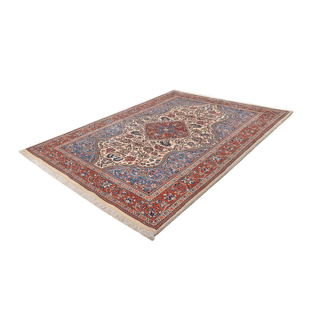 Tapis persan - Classique - 205 x 132 cm - beige