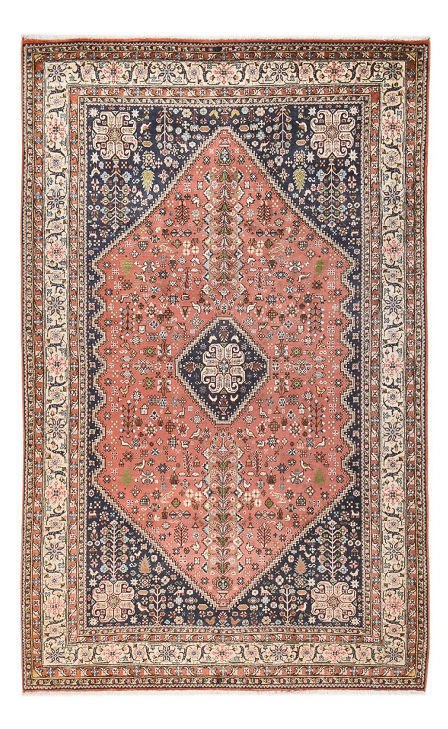 Tapis persan - Nomadic - 316 x 198 cm - rouge clair
