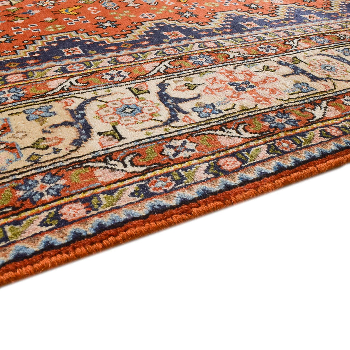 Tapis persan - Nomadic - 316 x 198 cm - rouge clair