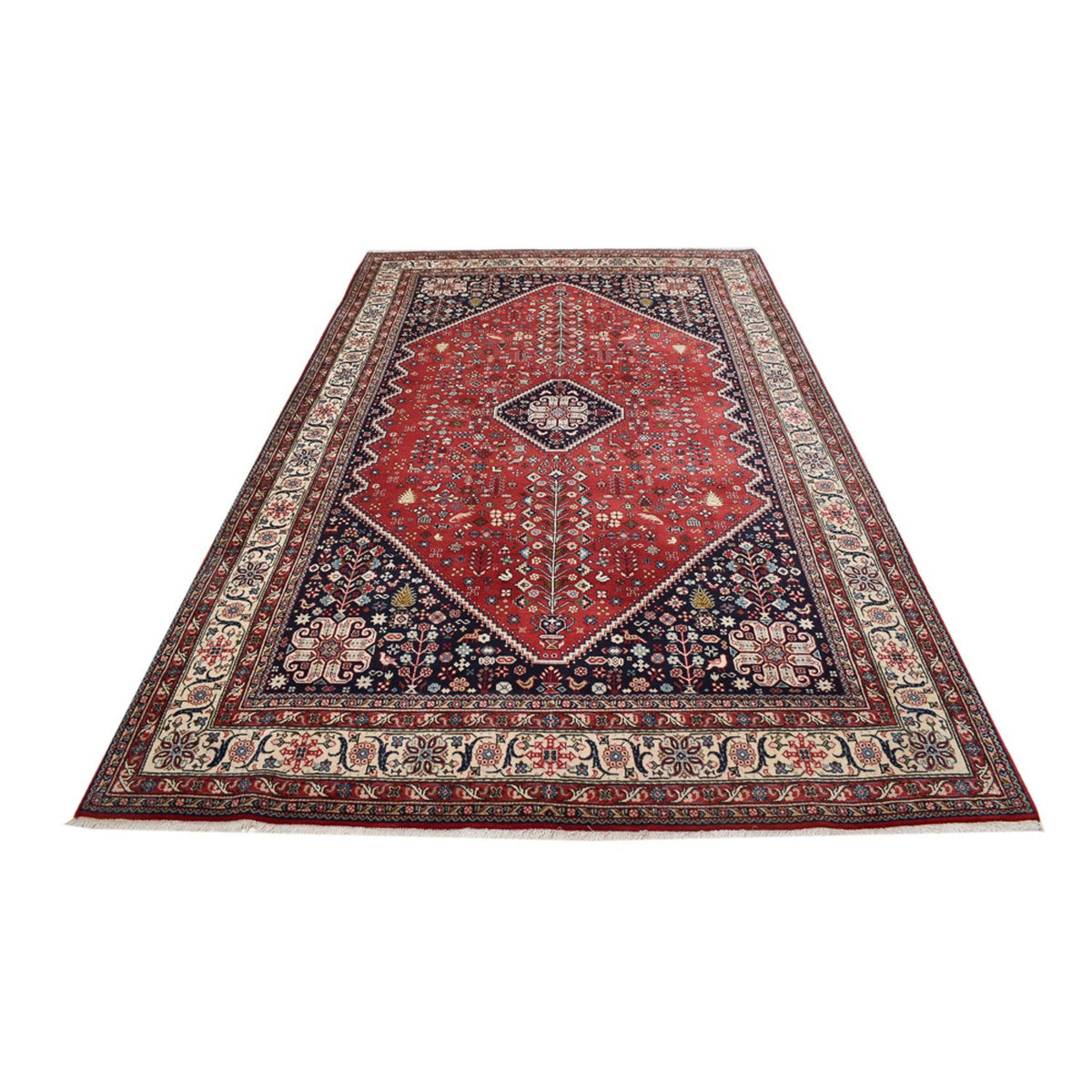 Tapis persan - Nomadic - 328 x 200 cm - rouge