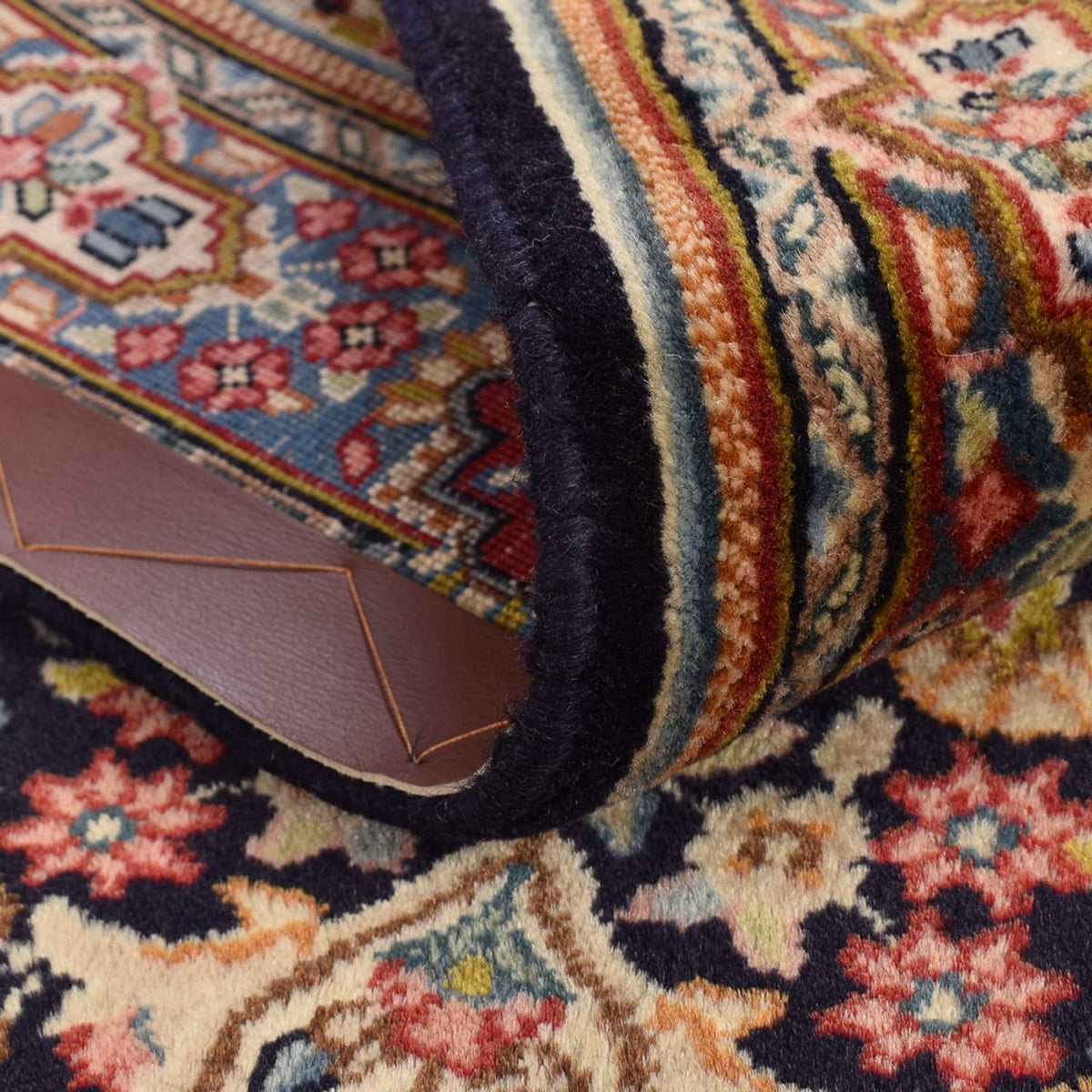 Tapis de couloir Tapis persan - Royal - 390 x 85 cm - beige foncé