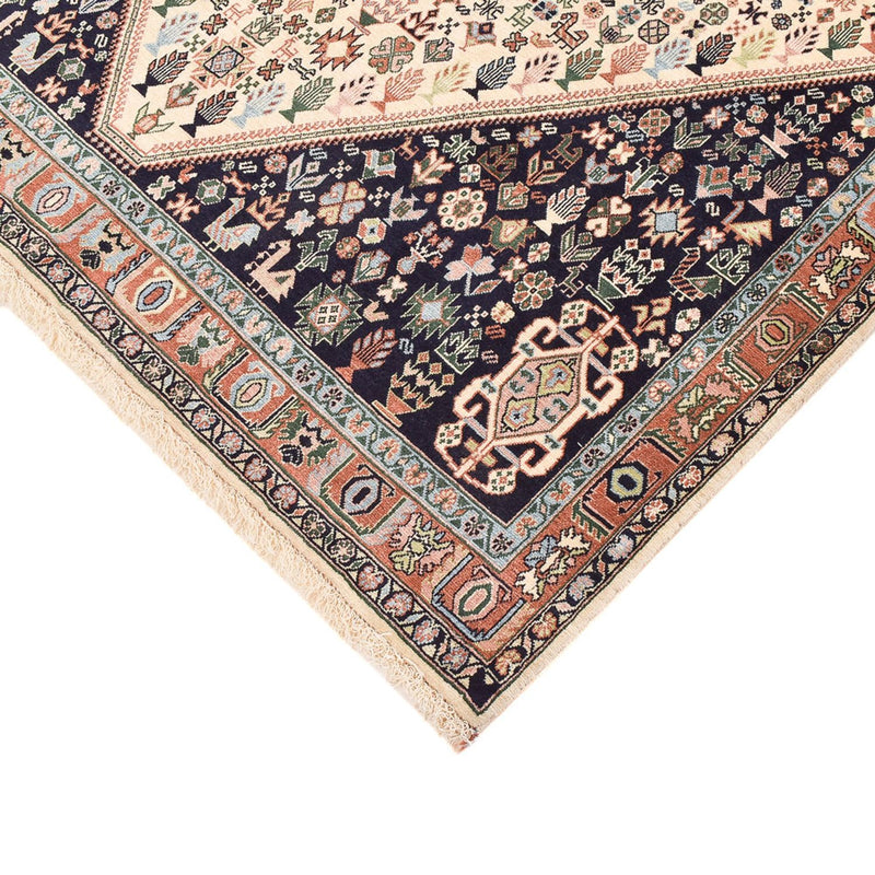 Tapis Gabbeh - Persan Kashkuli - 209 x 145 cm - bleu foncé