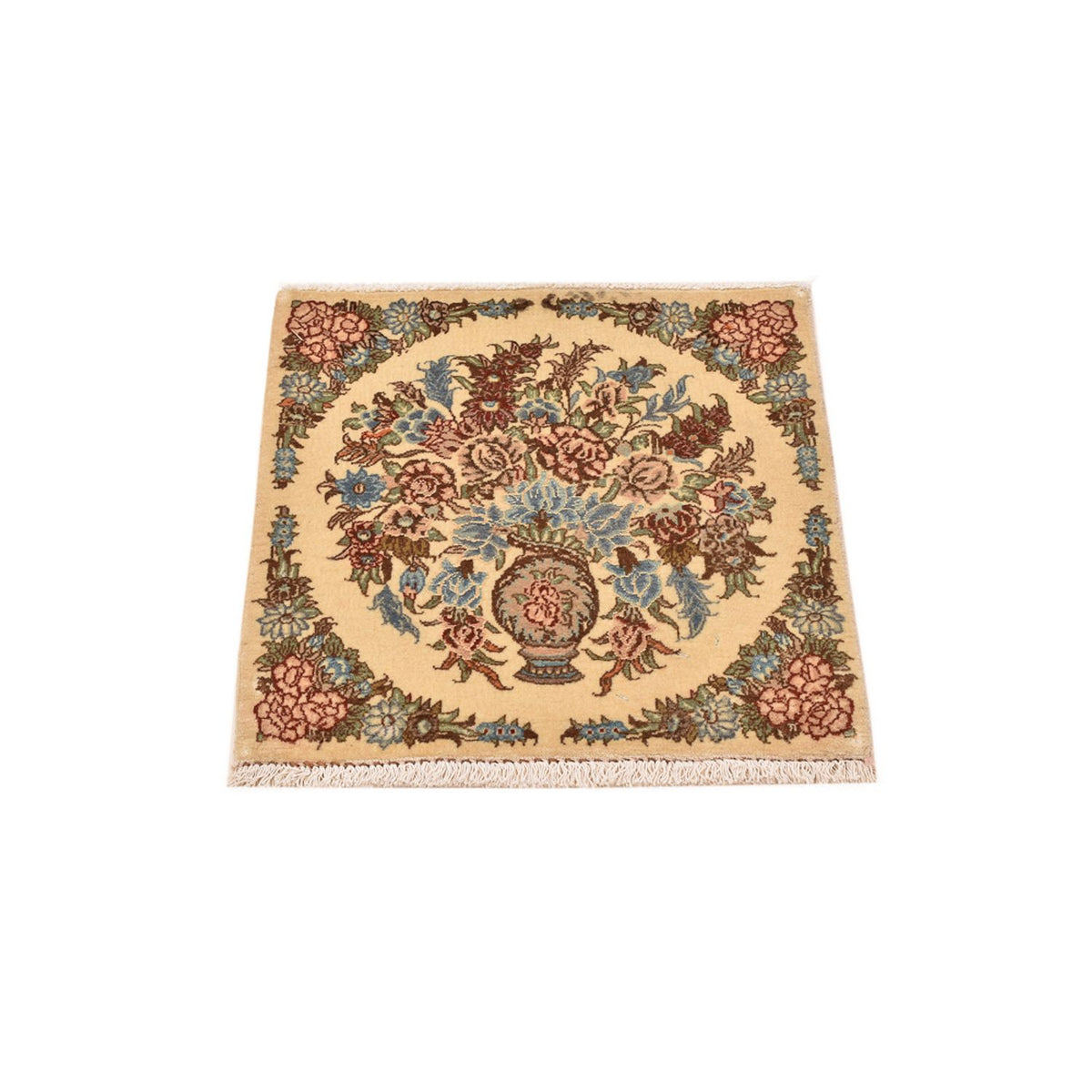 Tapis persan - Royal - 53 x 53 cm - multicolore