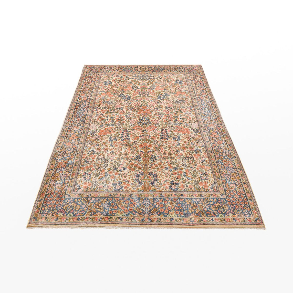 Tapis persan - Royal - 275 x 177 cm - beige foncé