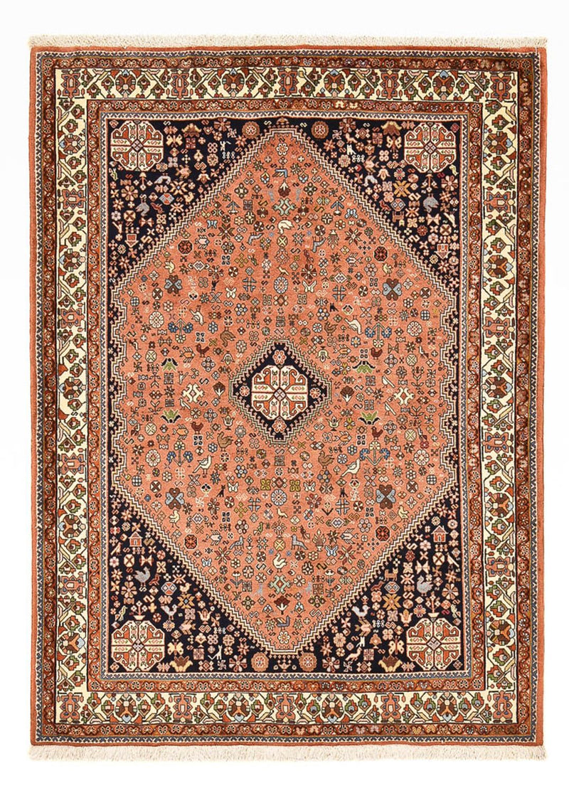 Tapis Gabbeh - Persan Kashkuli - 197 x 145 cm - rouge clair