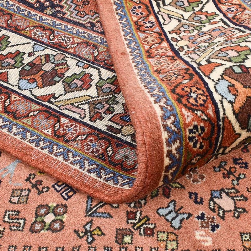 Tapis Gabbeh - Persan Kashkuli - 197 x 145 cm - rouge clair