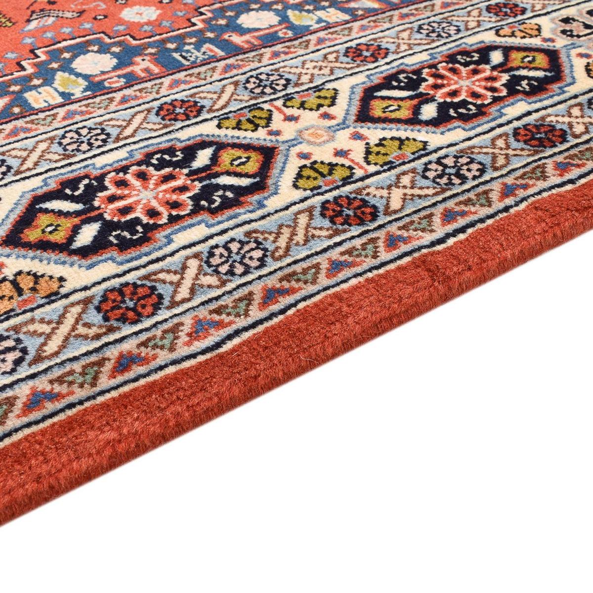 Tapis Gabbeh - Persan Kashkuli - 206 x 137 cm - multicolore