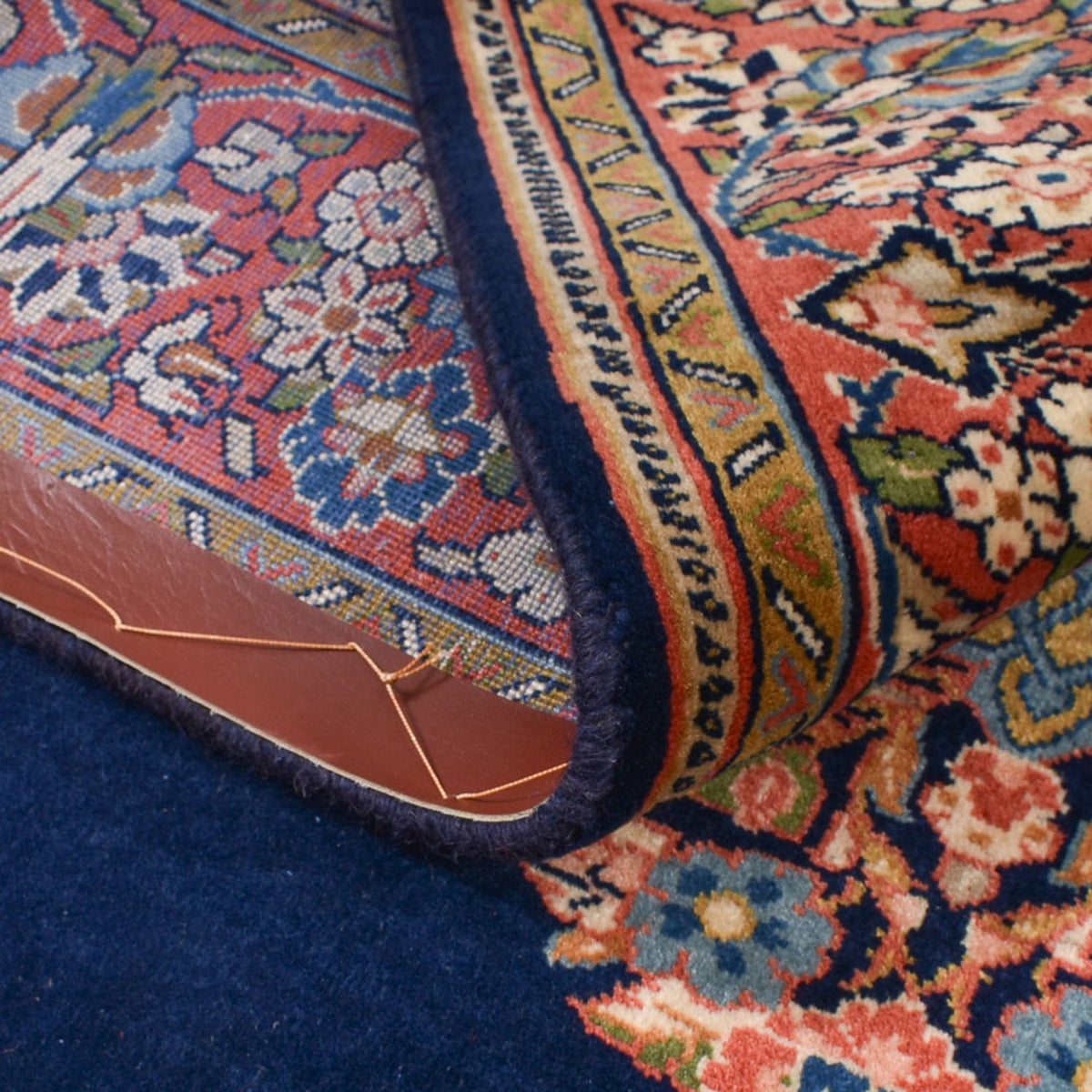 Tapis persan - Classique - 200 x 145 cm - bleu foncé