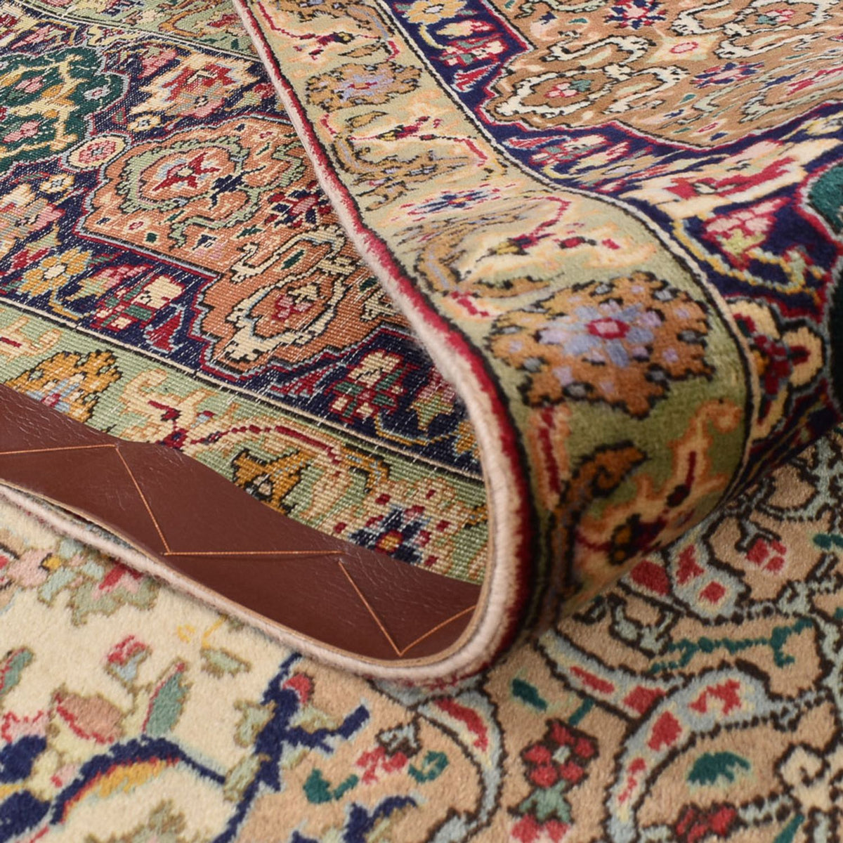 Tapis persan - Tabriz - Royal - 336 x 235 cm - beige