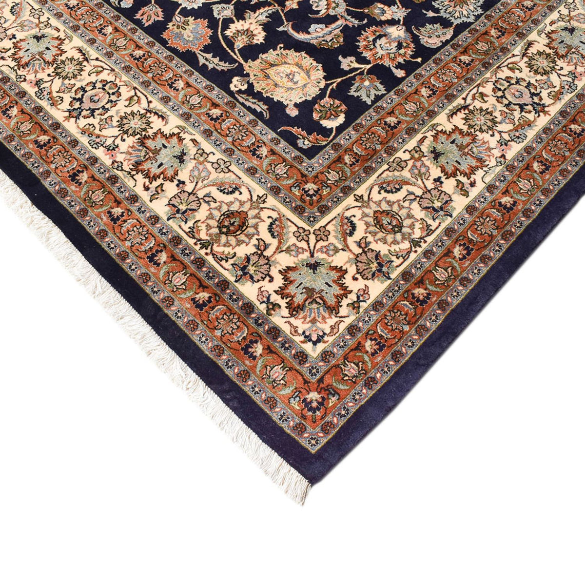 Tapis persan - Classique - Royal - 388 x 295 cm - bleu foncé