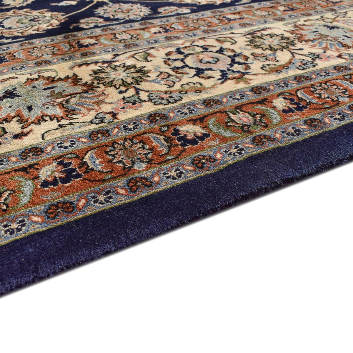 Tapis persan - Classique - Royal - 388 x 295 cm - bleu foncé