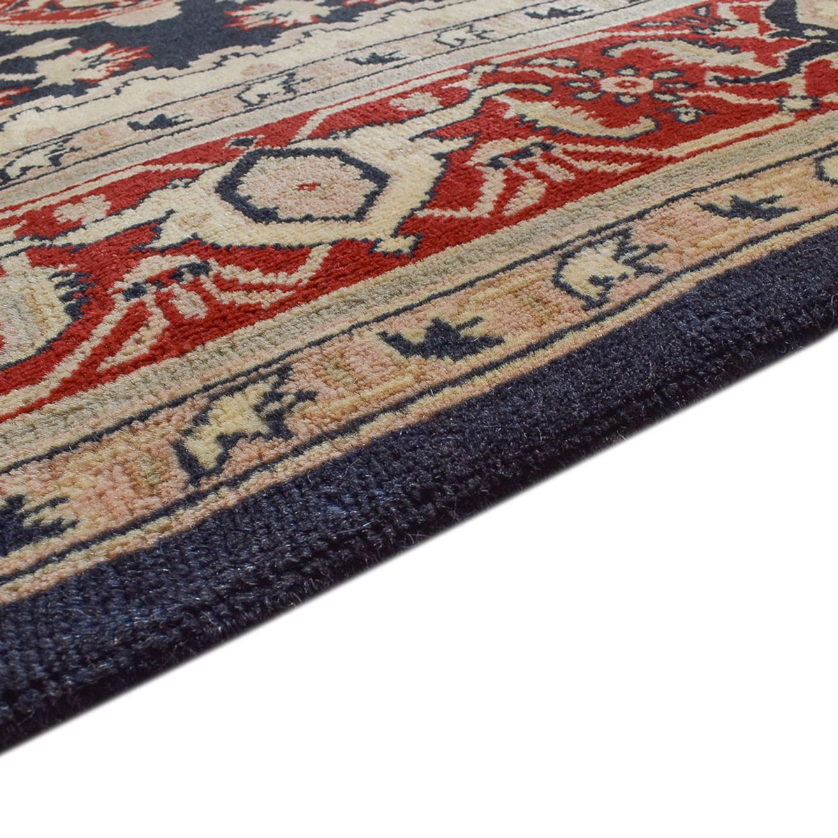 Tapis persan - Nomadic - 365 x 270 cm - bleu foncé