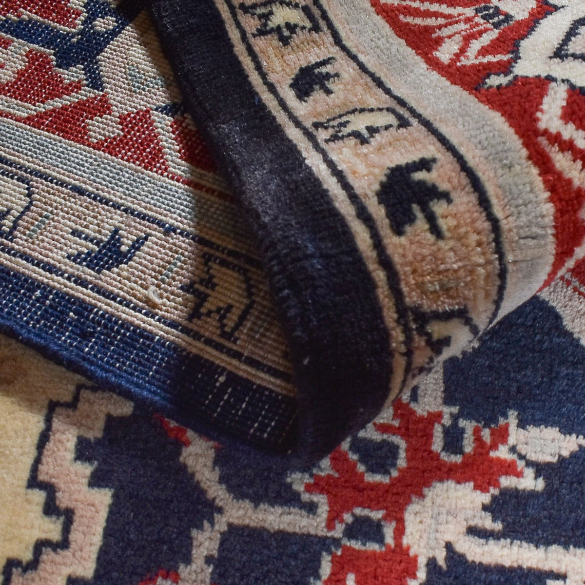 Tapis persan - Nomadic - 365 x 270 cm - bleu foncé