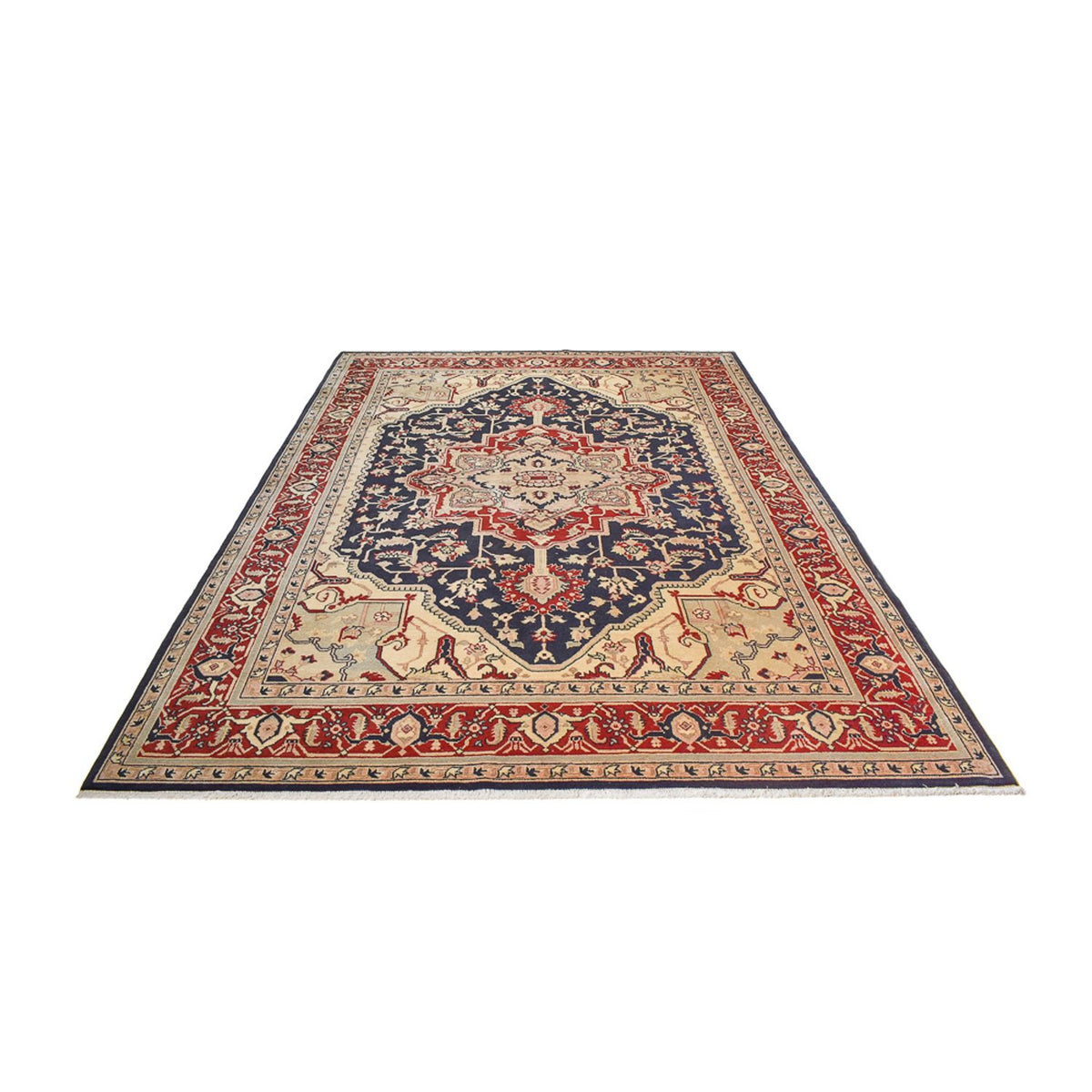 Tapis persan - Nomadic - 365 x 270 cm - bleu foncé