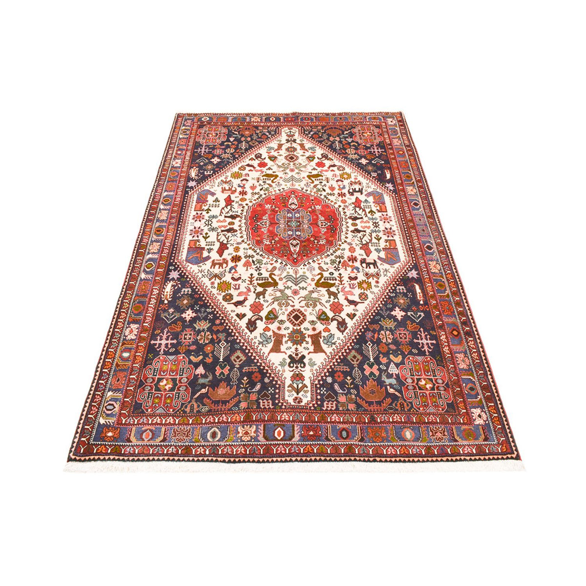 Tapis Gabbeh - Persan Kashkuli - 252 x 156 cm - multicolore