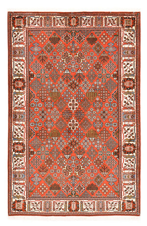 Tapis Gabbeh - Persan Kashkuli - 205 x 133 cm - rouge