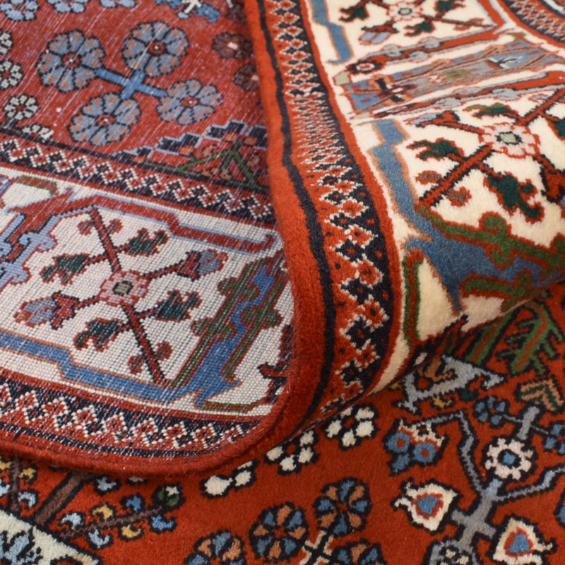 Tapis Gabbeh - Persan Kashkuli - 205 x 133 cm - rouge