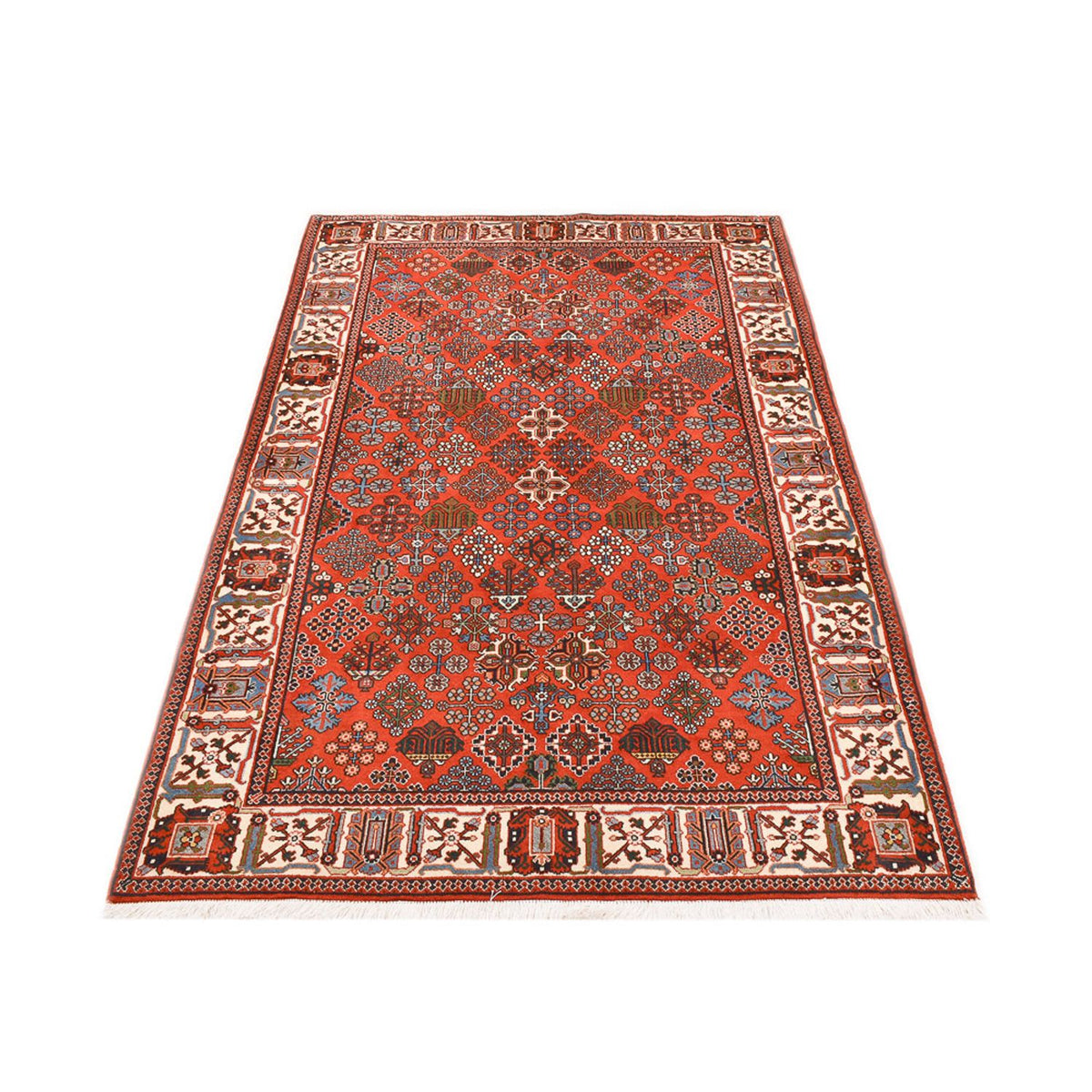Tapis Gabbeh - Persan Kashkuli - 205 x 133 cm - rouge