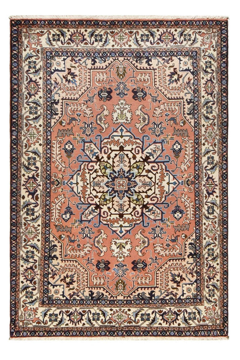 Tapis persan - Nomadic - 209 x 143 cm - rouge clair