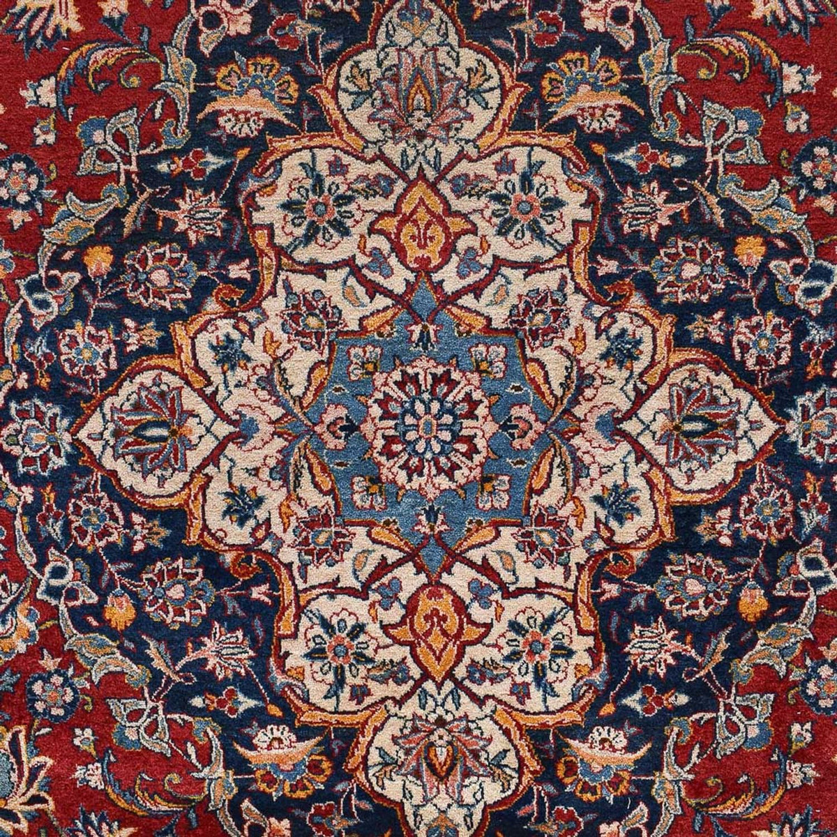 Tapis persan - Keshan - Royal - 437 x 318 cm - rouge