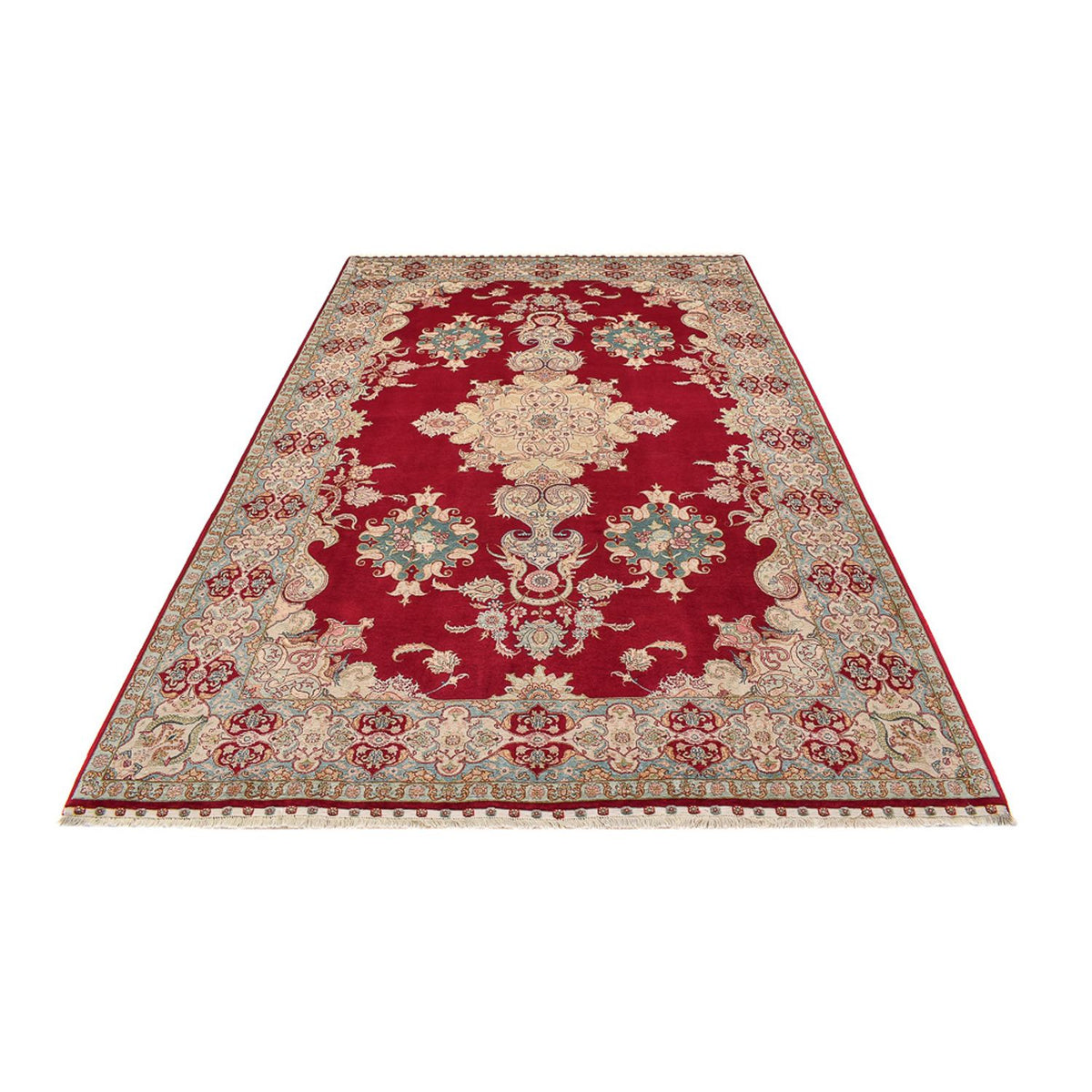 Tapis persan - Tabriz - Royal - 310 x 204 cm - rouge