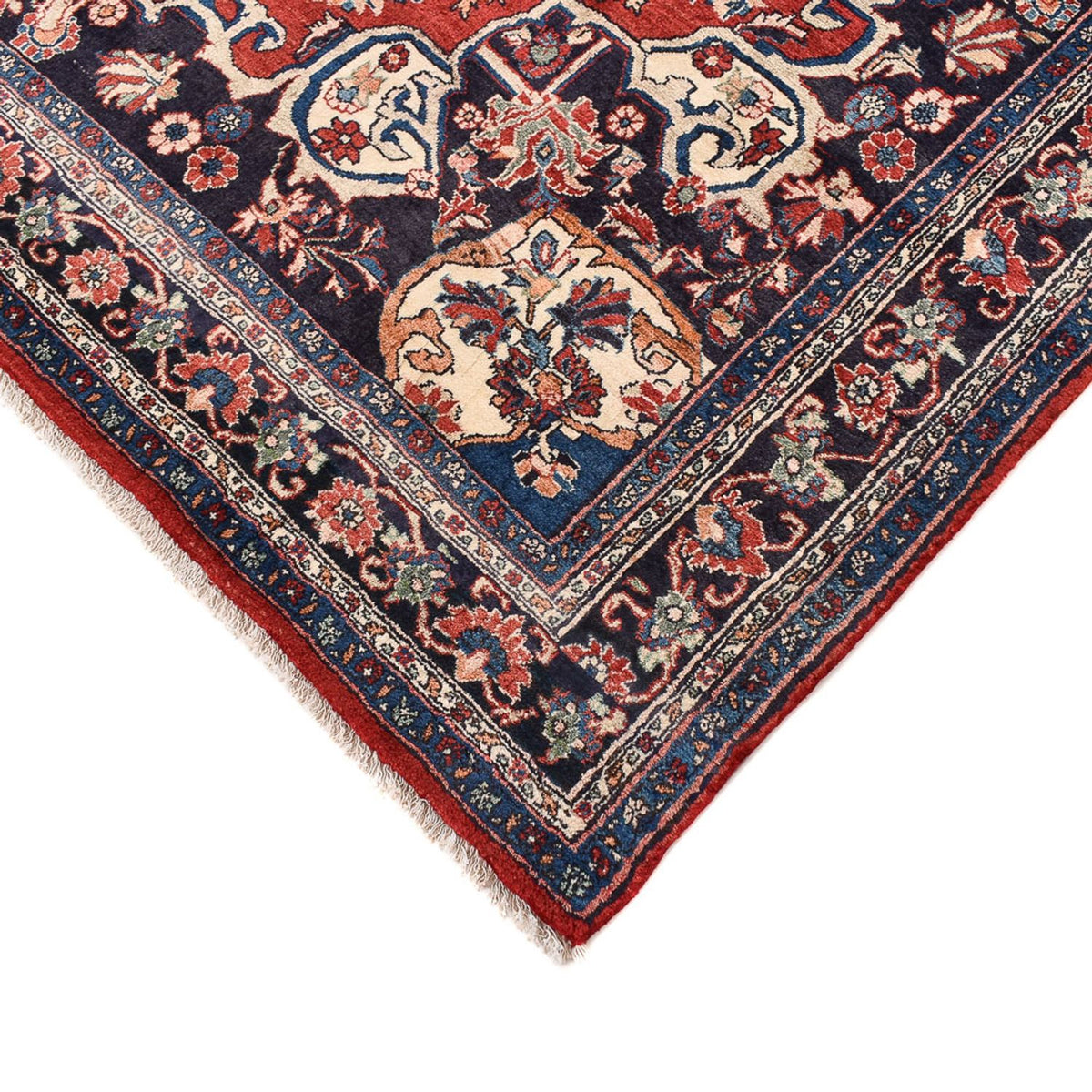 Tapis persan - Bidjar - 374 x 280 cm - rouge