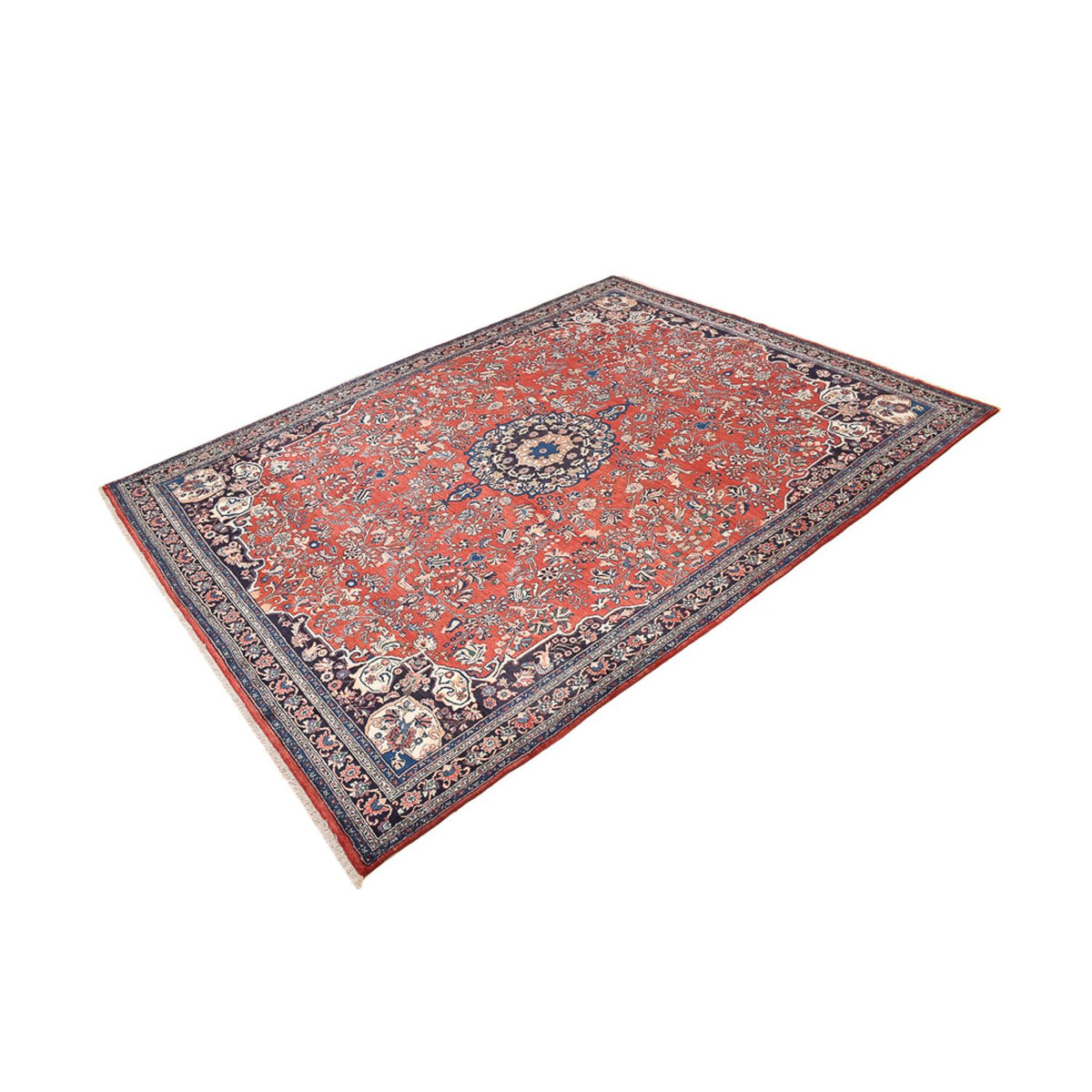 Tapis persan - Bidjar - 374 x 280 cm - rouge