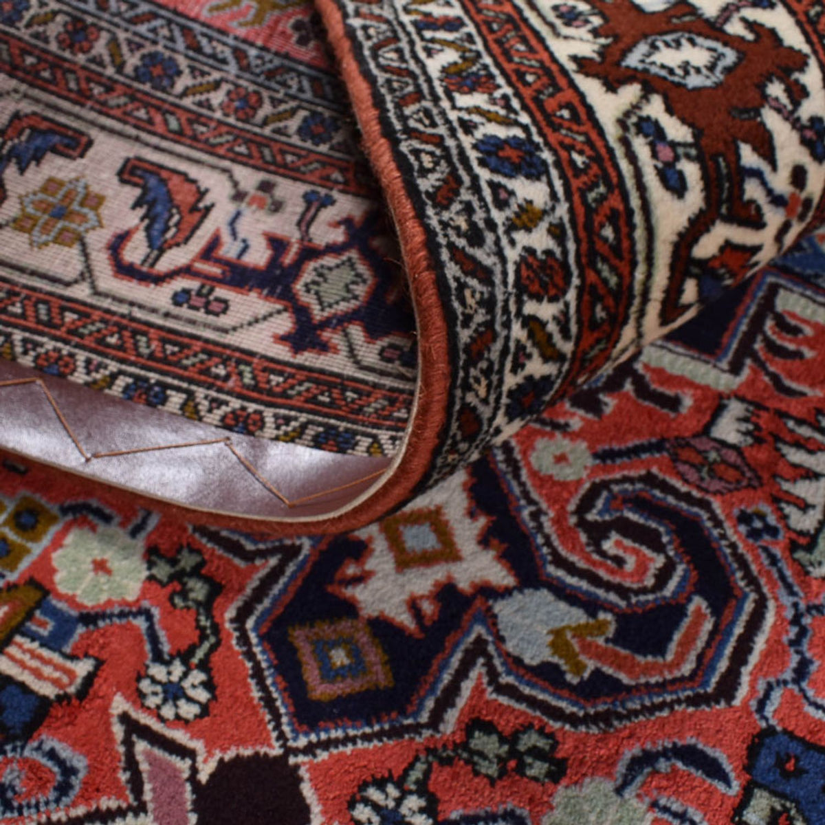 Tapis persan - Nomadic - 198 x 138 cm - multicolore