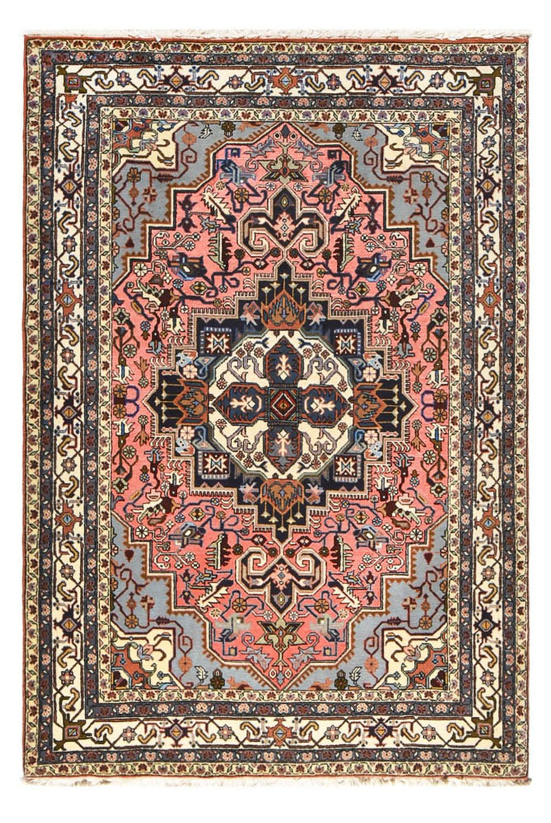 Tapis persan - Nomadic - 206 x 138 cm - rouge clair