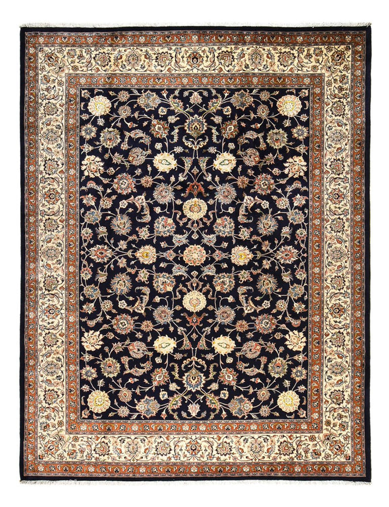 Tapis persan - Classique - Royal - 394 x 304 cm - bleu foncé