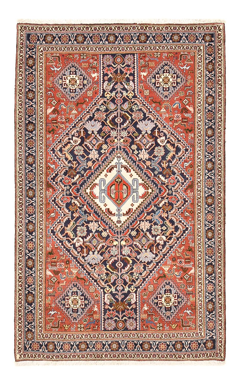 Tapis Gabbeh - Persan Kashkuli - 191 x 120 cm - multicolore