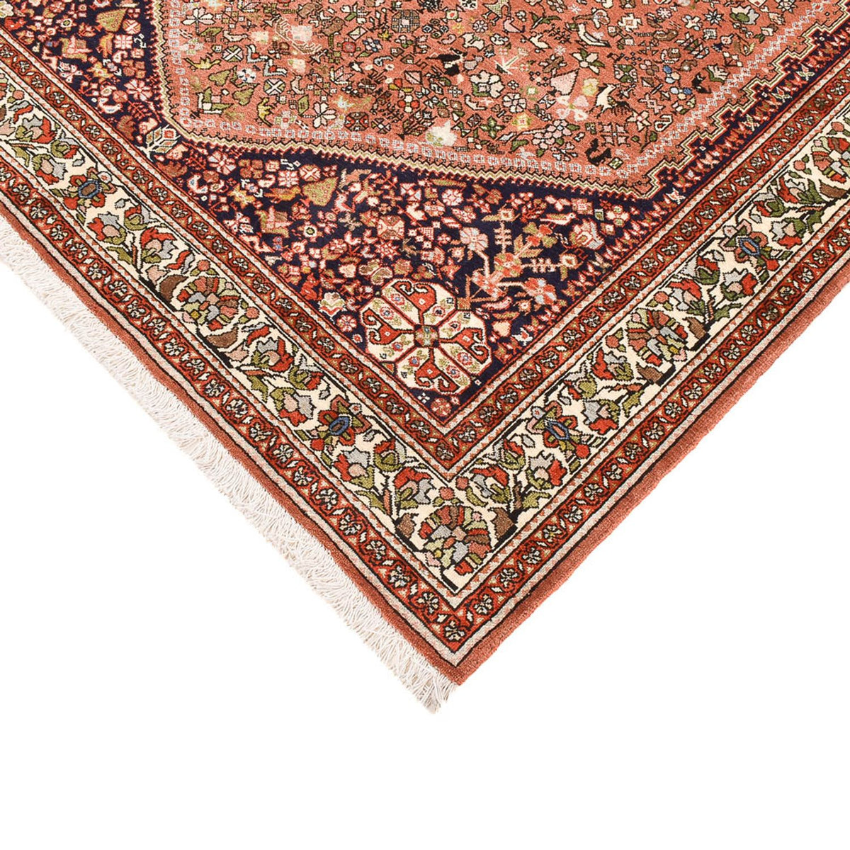 Tapis Gabbeh - Persan Kashkuli - 205 x 153 cm - rouge clair