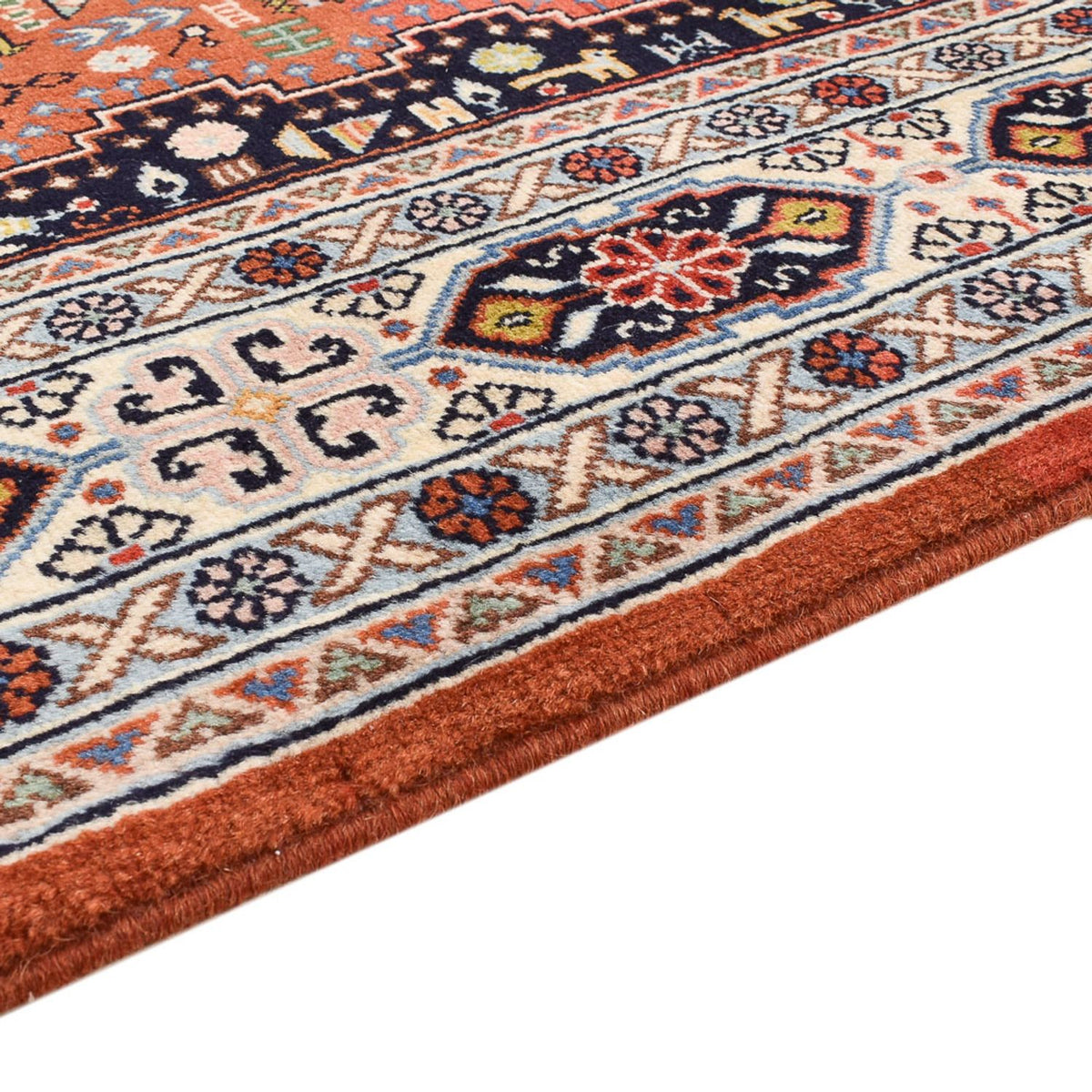 Tapis Gabbeh - Persan Kashkuli - 199 x 143 cm - multicolore