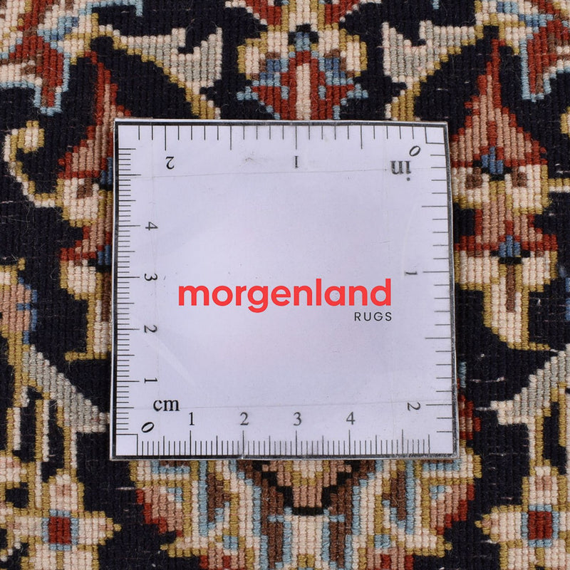 Tapis de couloir Tapis persan - Ghom - Royal - 210 x 50 cm - beige foncé