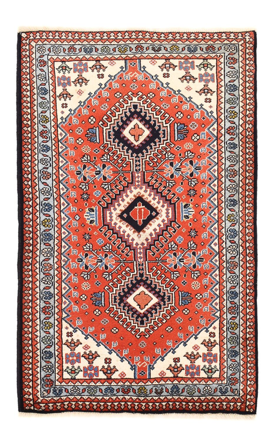 Tapis persan - Nomadic - 121 x 75 cm - rouge