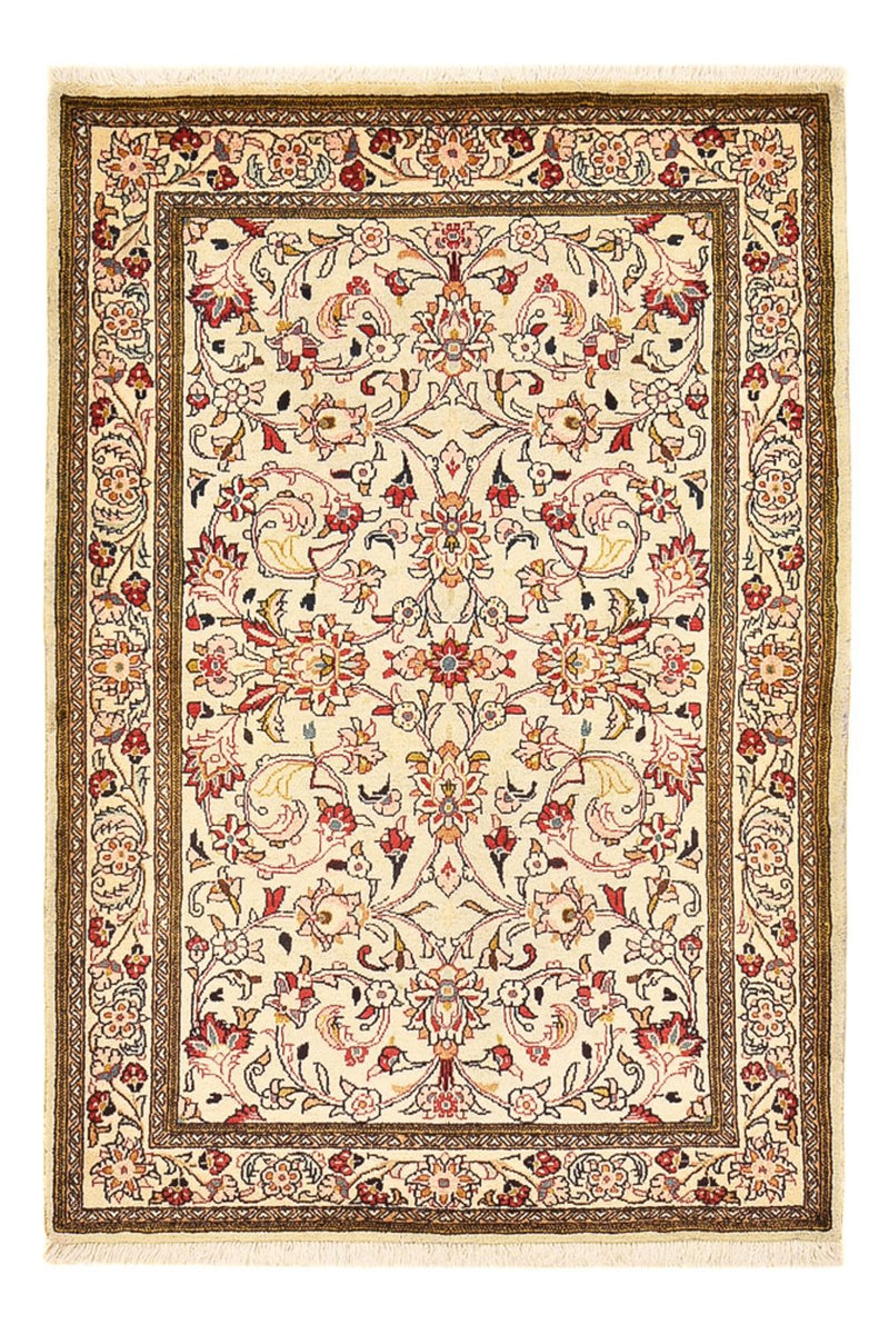 Tapis persan - Ghom - 156 x 106 cm - crème