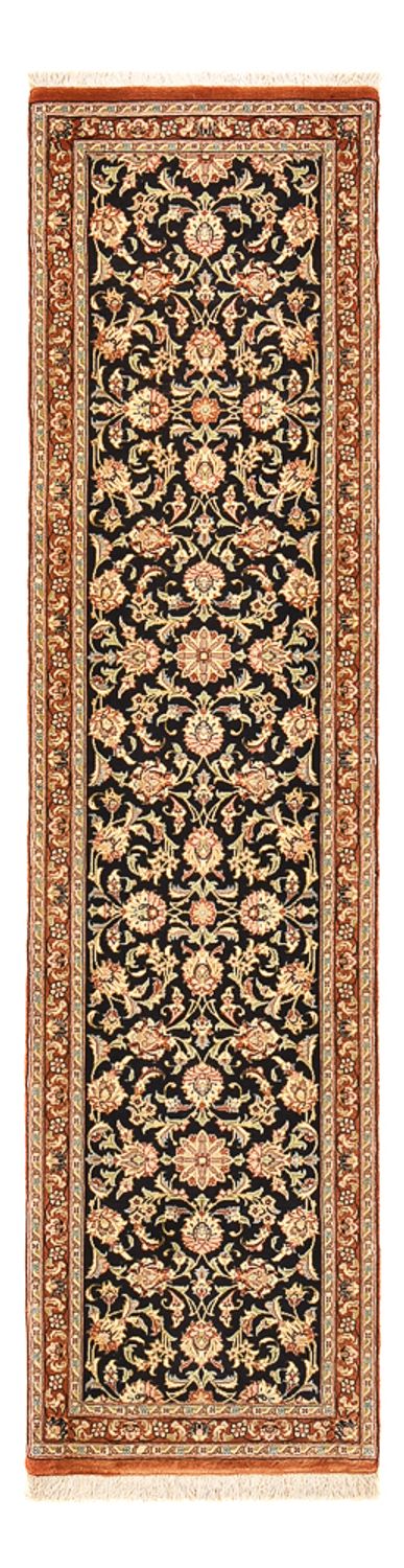 Tapis de couloir Tapis persan - Ghom - Royal - 205 x 52 cm - beige foncé