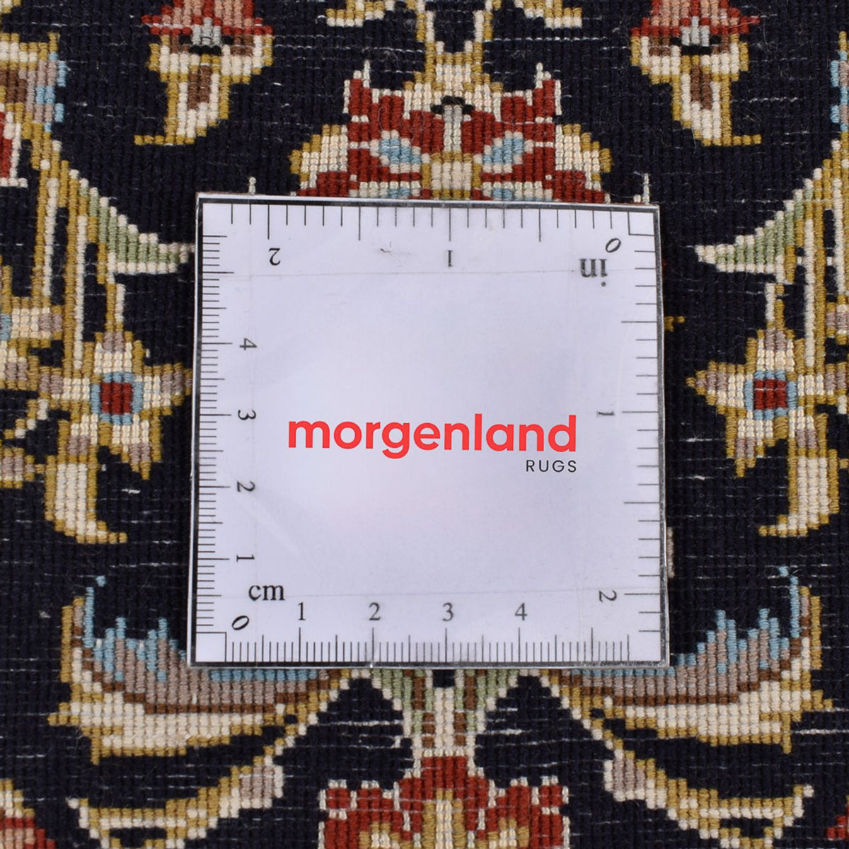 Tapis de couloir Tapis persan - Ghom - Royal - 205 x 52 cm - beige foncé